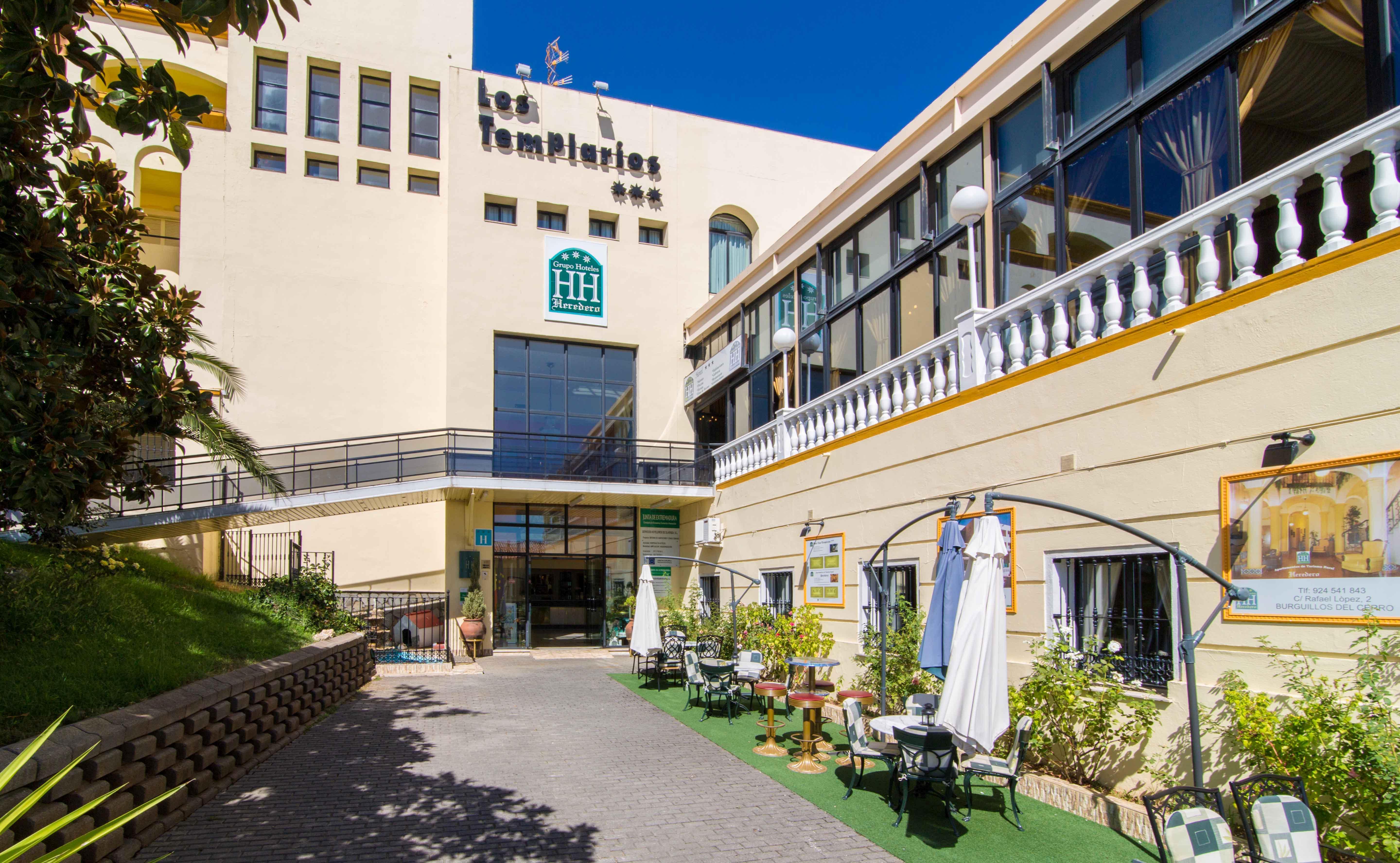 Hotel Los Templarios Jerez De Los Caballeros Esterno foto